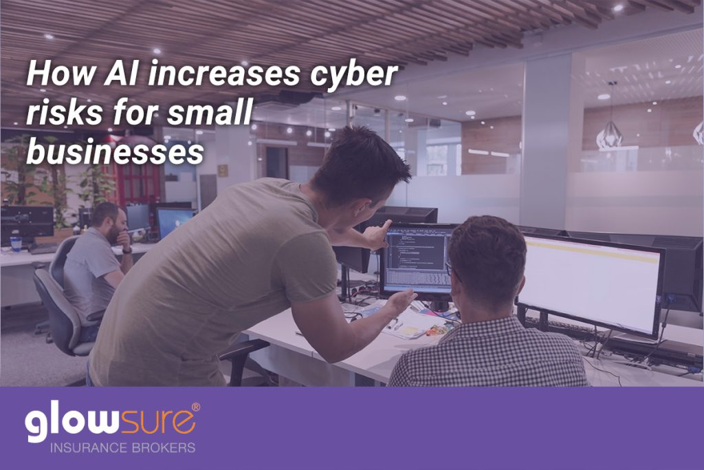 Business owner reviewing cyber security measures
