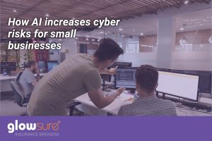 Business owner reviewing cyber security measures